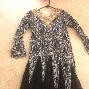 Never worn long sleeve gown